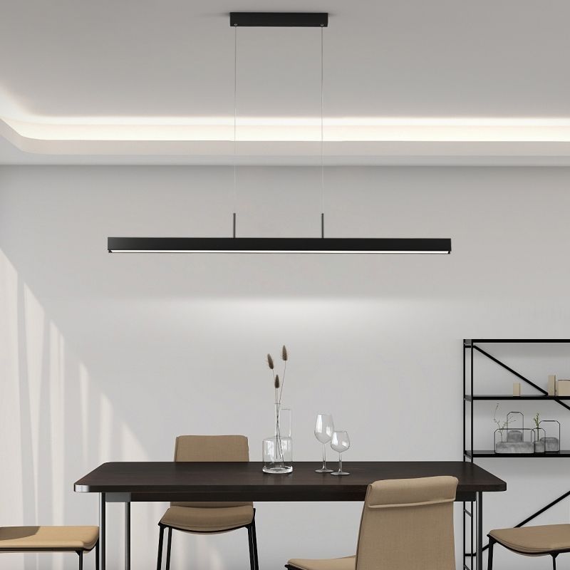 Simplicity Contemporary Kitchen Island Light Acrylic Shade Dining Room Hanging Lamp