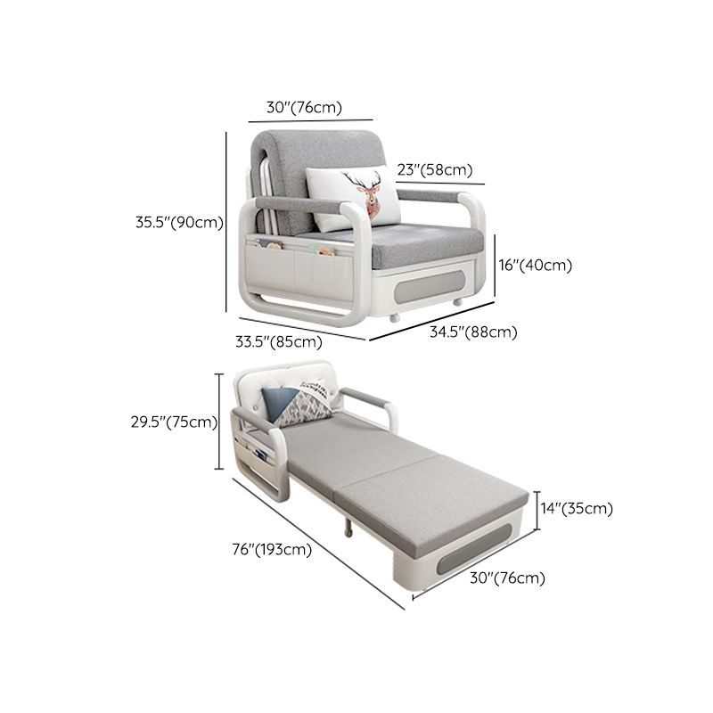 Cushion Back Sofa Futon Pillow Included Round Arms Futon Sleeper Sofa