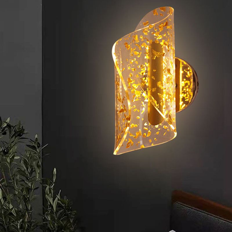 Unique Shape Wall Light Sconces 1 Light Wall Lighting Fixtures for Bedroom