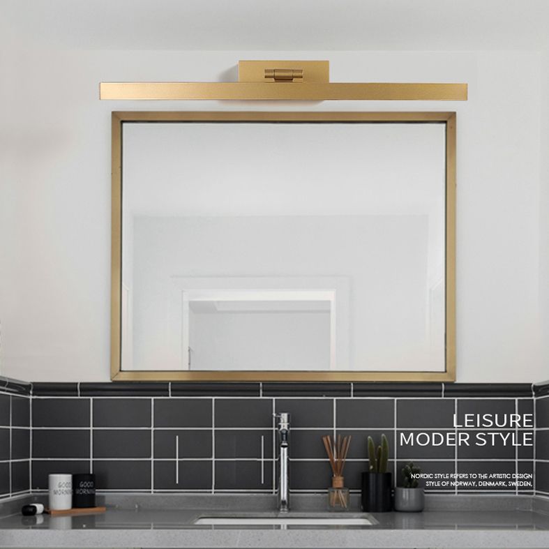 Nordische stromlinienförmige Wandleuchte Wandleuchter Badezimmer Wandleuchte in Gold