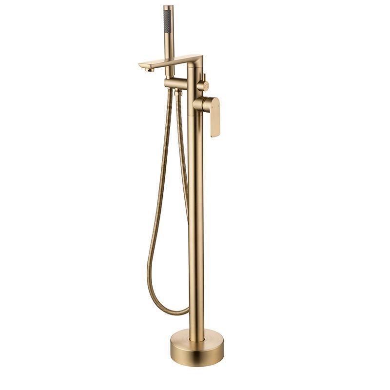 Modern Freestanding Bathtub Faucet Free Copper Standing Tub Filler Faucet