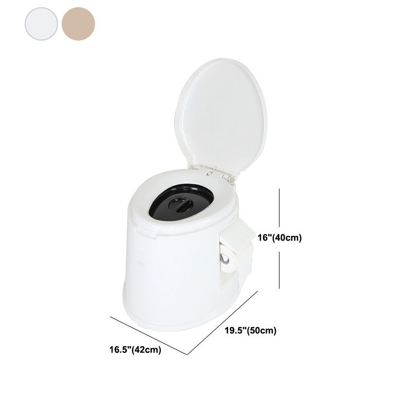 Contemporary Plastic Toilet Floor Mounted Toilet Bowl for Washroom