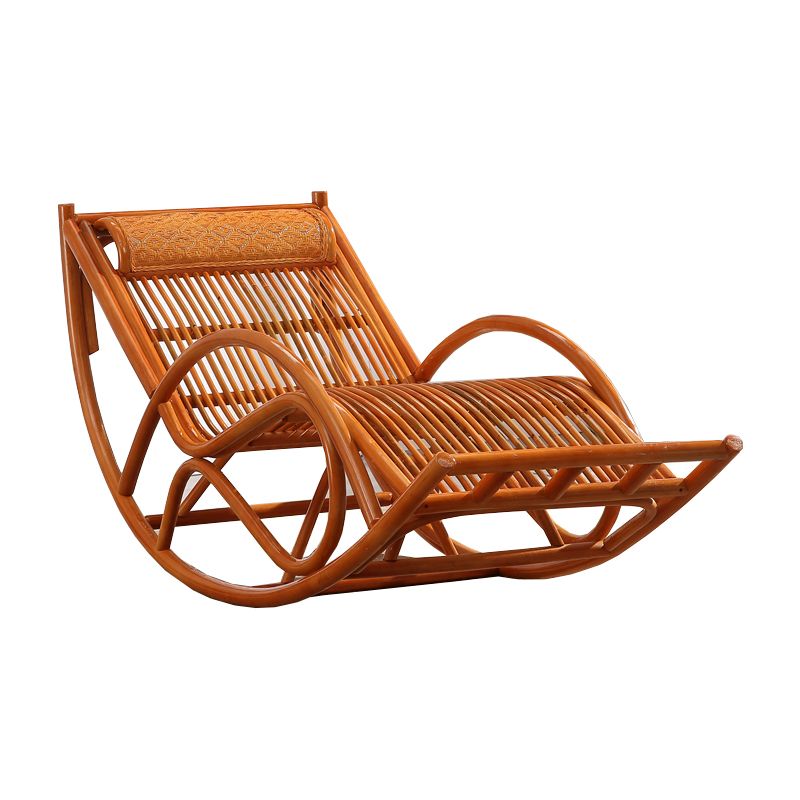Rattan Antique Rocking Chair 27.6" x 66.9" x 35.4" Rocker Chair High Back for Living Room