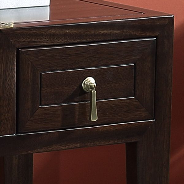Solid Wood Vanity Dressing Table Traditional Flip-Top Makeup Vanity Table