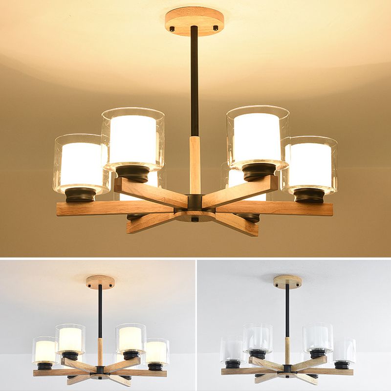 Lámpara de lámpara de cilindro de estilo nórdico Light Room Light Light.