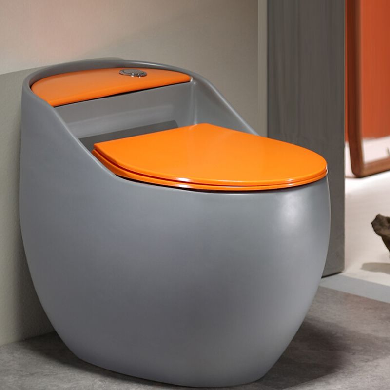 Modern All-In-One Toilet Bowl Floor Mounted Porcelain Round Urine Toilet