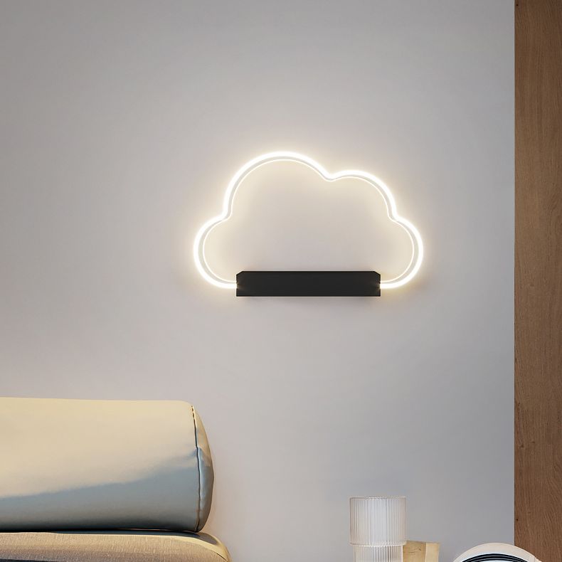 Lampada da parete a LED del letto Lampone Nordic Simple Wall Sconce per bambini Soggiorno