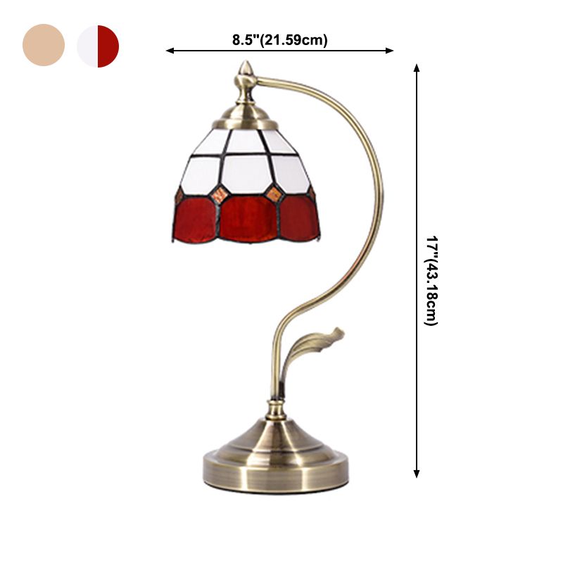 1 Light Modernism Night Table Lamps Metal Nightstand Lamp for Bedroom in Gold