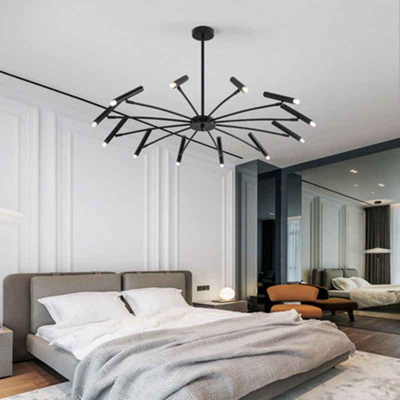 Sputnik Light Aymétriel Chandelier de plafond moderne pour salle à manger du salon