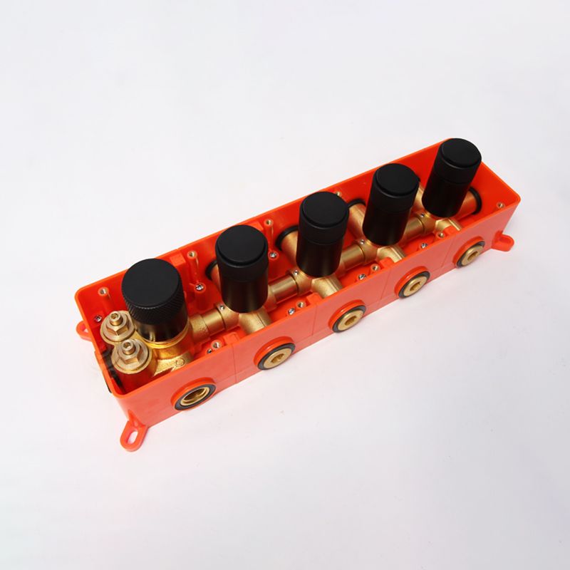 Modern Shower Head Combo Brass Adjustable Water Flow Adjustable Shower Head Shower System