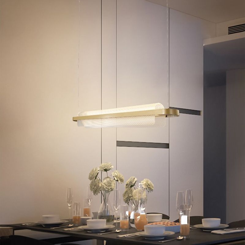 Modern Style Pendant Lighting Fixtures PVC Shade Island Lighting Ideas for Kitchen