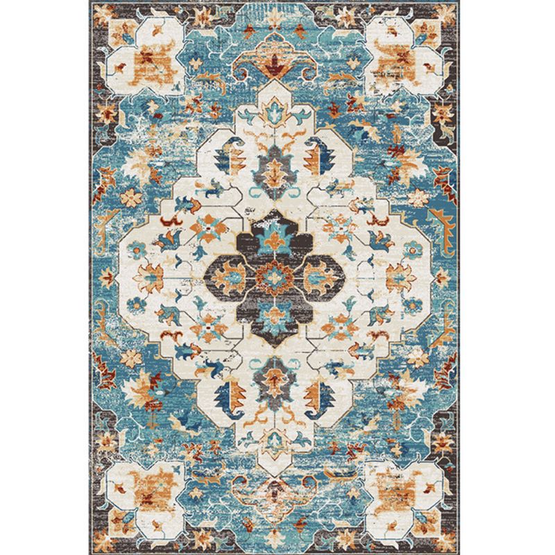 Shabby Chic Indoor Rug Distressed Victorian Carpet Polypropylene Easy Care Rug for Home Decoration