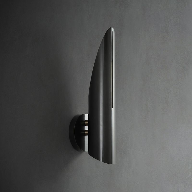Nordic Style Wall Light Geometric 1 Light Wall Sconce with Brass for Bedroom