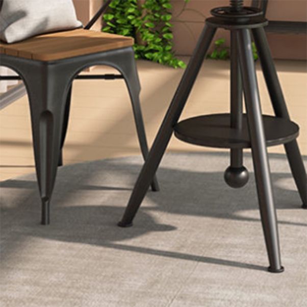 Modern Style 1/2/3/5 Pieces Metal Dining Set Reclaimed Wood Table Set