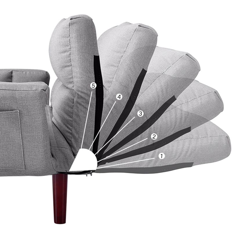 Adjustable Sofa Stationary Square Arm Seating for Living Room