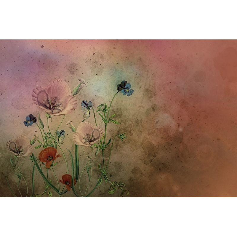 Modern Style Mural Wallpaper Scenery Environment Friendly Bedroom Wall Mural