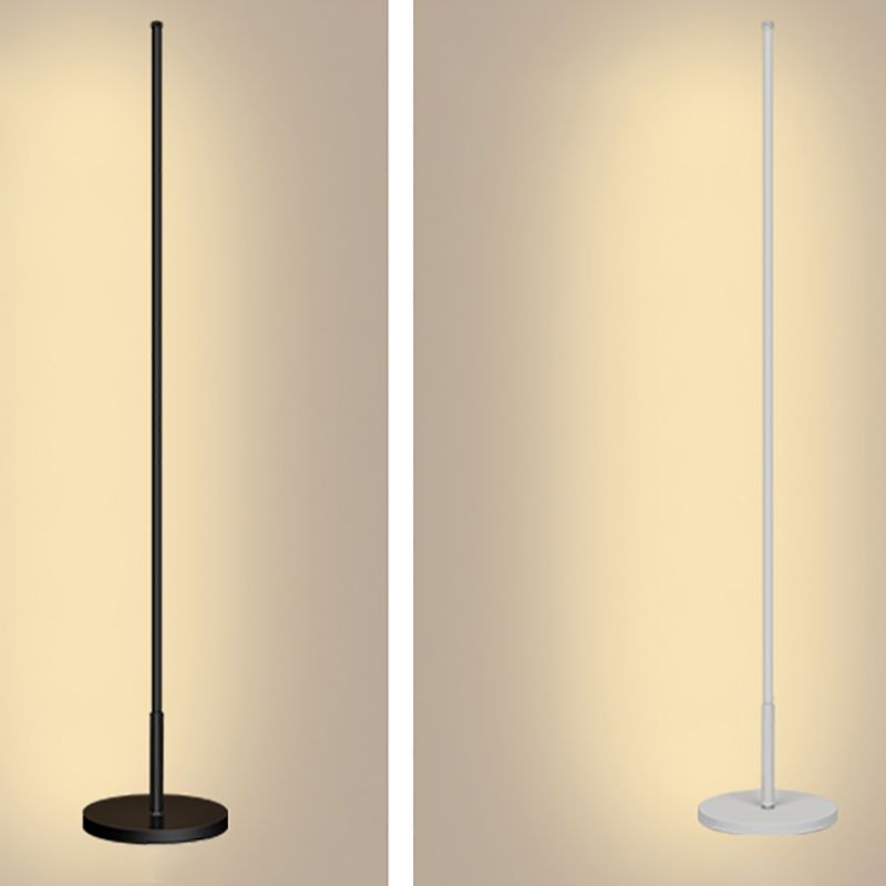 Nordic Strip Floor Lamp Metal 55" High LED Floor Light for Living Room