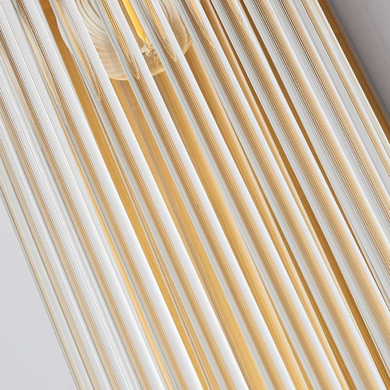 Crystal Cylinder Shape Wall Lighting Modern Style 2 Lights Wall Light Sconce