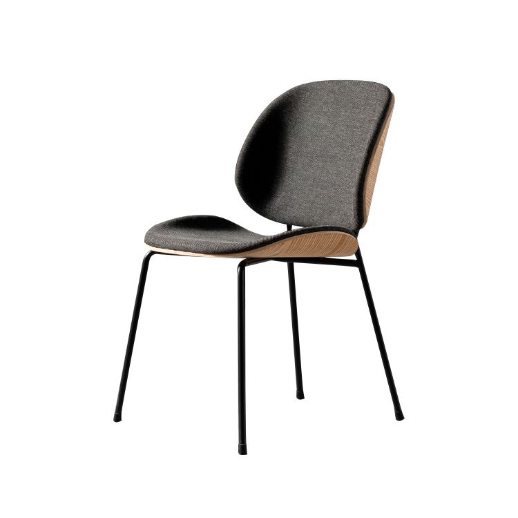 Modern Style Kitchen Chair Dining Armless Chair with Metal Legs