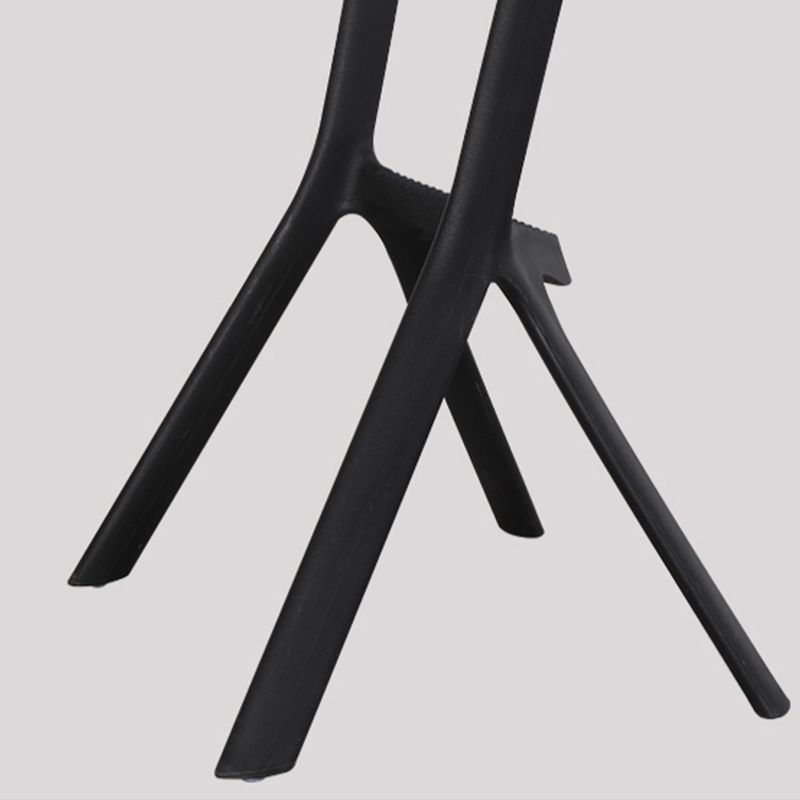 Nordic Stackable Bar-stool Plastic Counter Bar Stool for Home