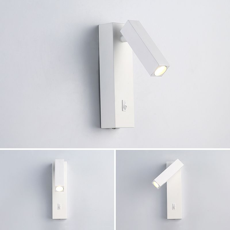 1-Light Geometric Wall Mount Light Modern Style Metal Wall Mount Lighting