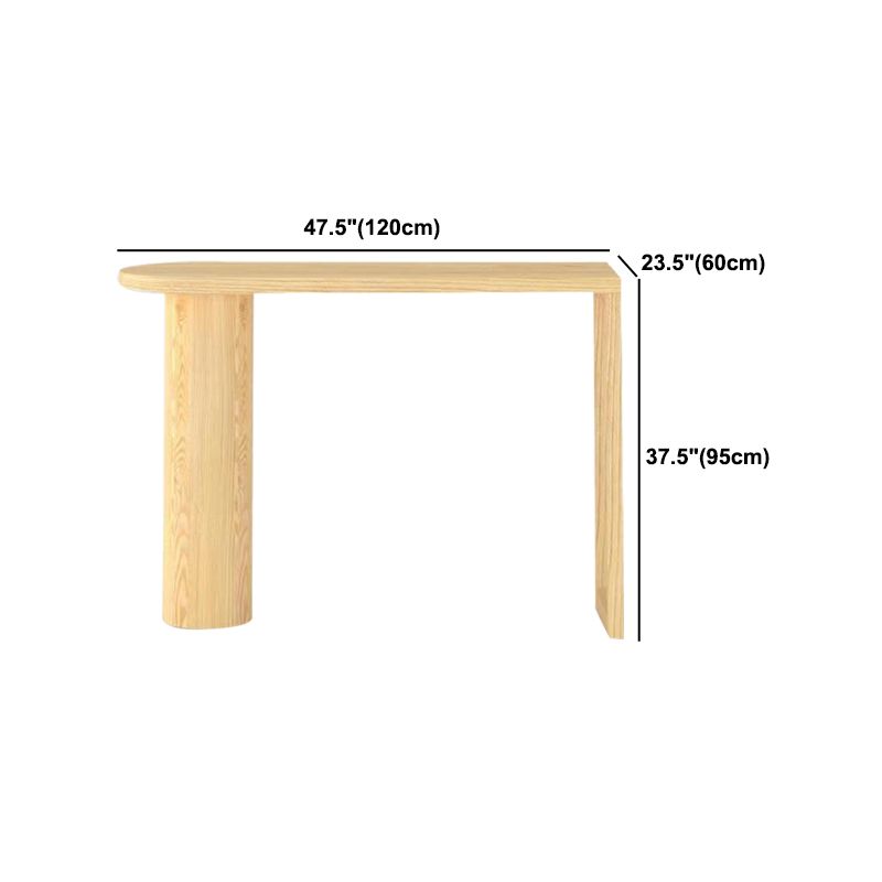 Industrial Irregular Pub Table Set 1/3 Pieces Wooden Counter Table Set
