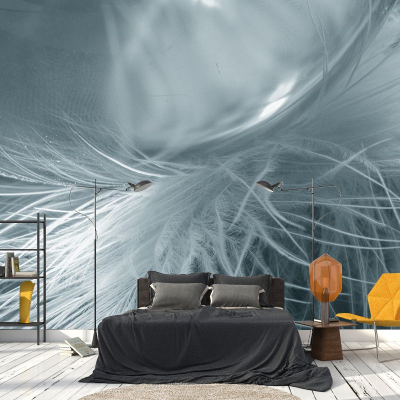 Decorative Photography Mural Wallpaper Feather Indoor Wall Mural