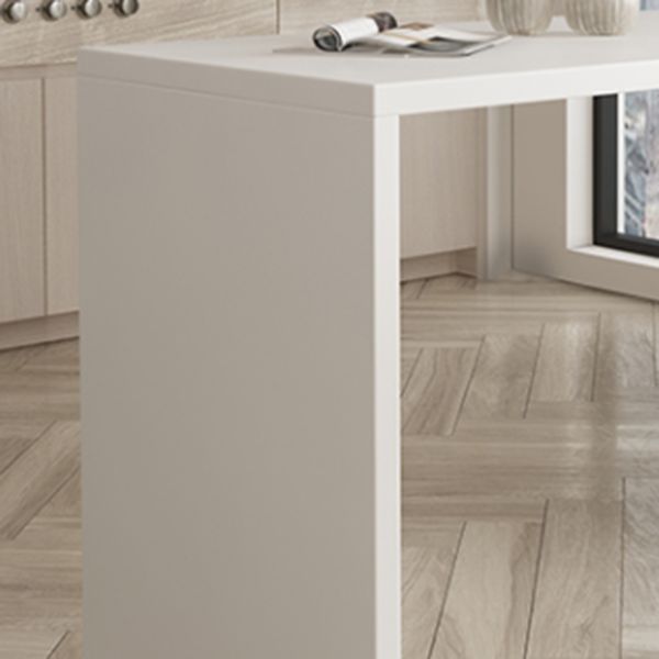 Free Form Pine Wood Table for Restaurant Modern Indoor Table with Double Pedestal Base