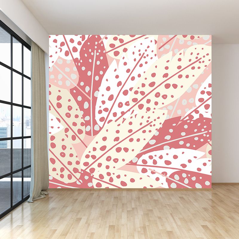 Feather Wall Mural Modern Decorative Living Room Wall Covering, Custom Size Available