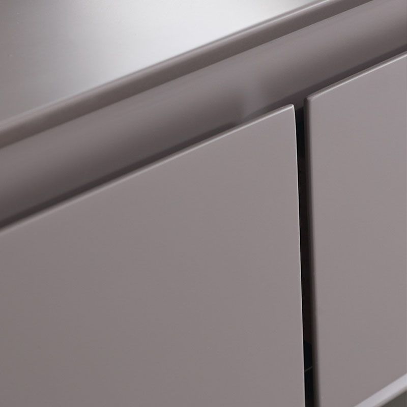 Grey Wooden Vanity Set with Mirror and Drawers Make-up Vanity