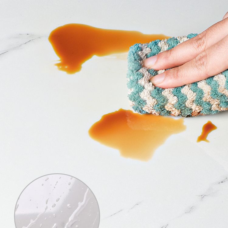 Modern Peel & Stick Field Tile PVC Rectangular Wallpaper for Kitchen Backsplash