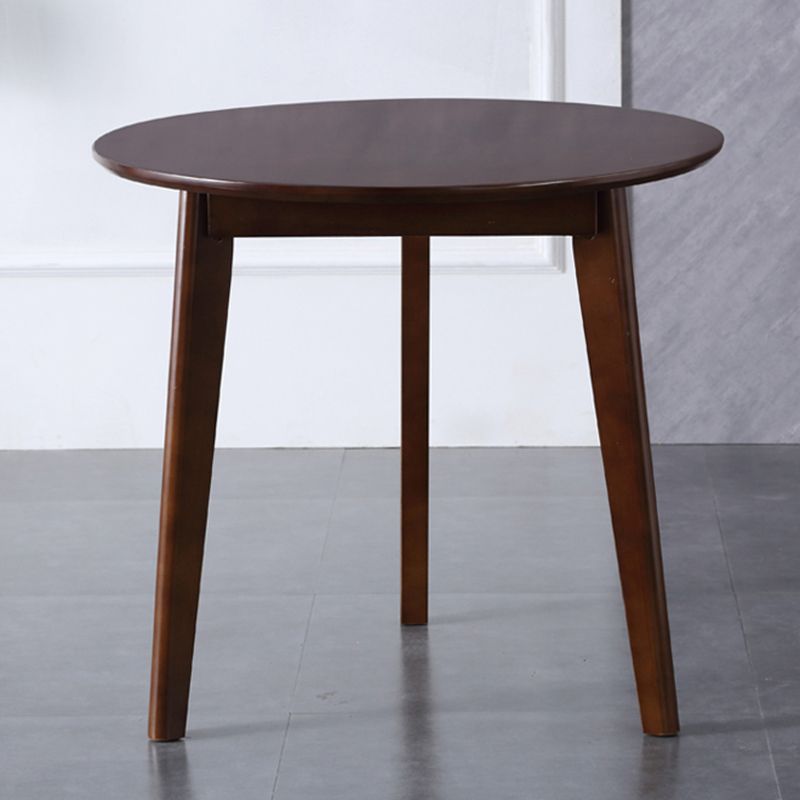 Mesa de comedor de madera maciza de estilo moderno con 3 patas para uso en el hogar
