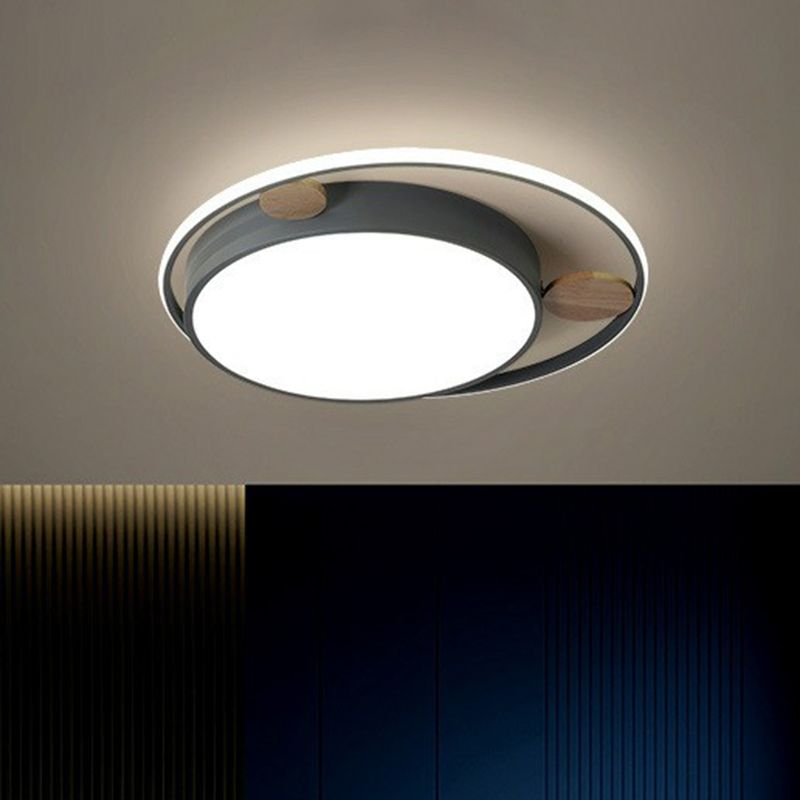 Acryl ronde LED-inbouw minimalistische inbouwplafondlamp voor kinderslaapkamer