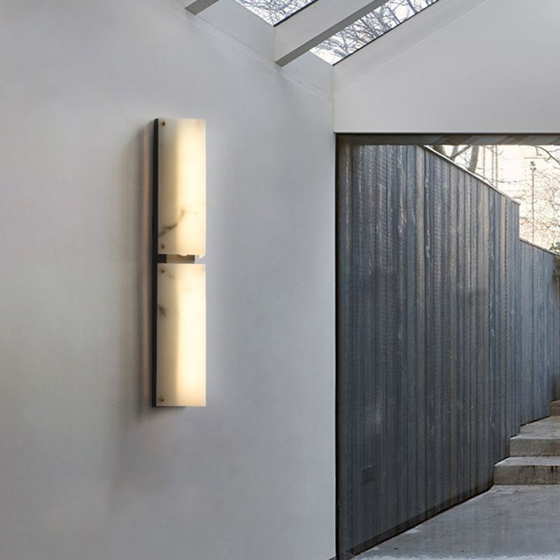 Triangle Wall Sconce Contemporary Wall Light Fixture for Courtyard