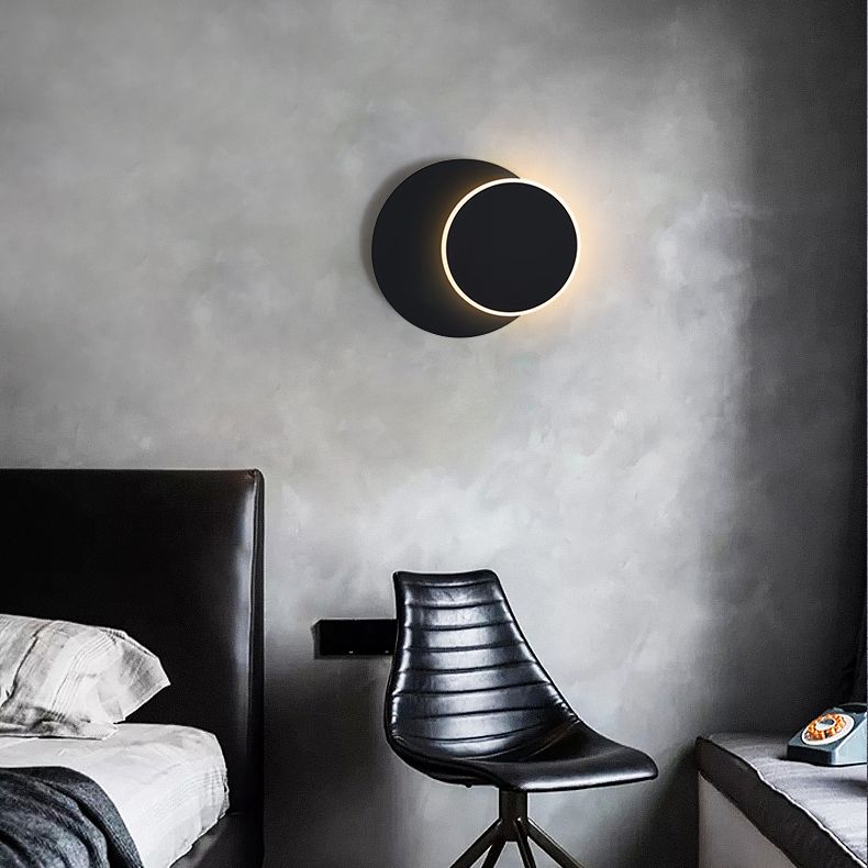 Minimalismus -Stil rotierende Wandleuchte LED -Wandlampe für Schlafzimmer Wohnzimmer