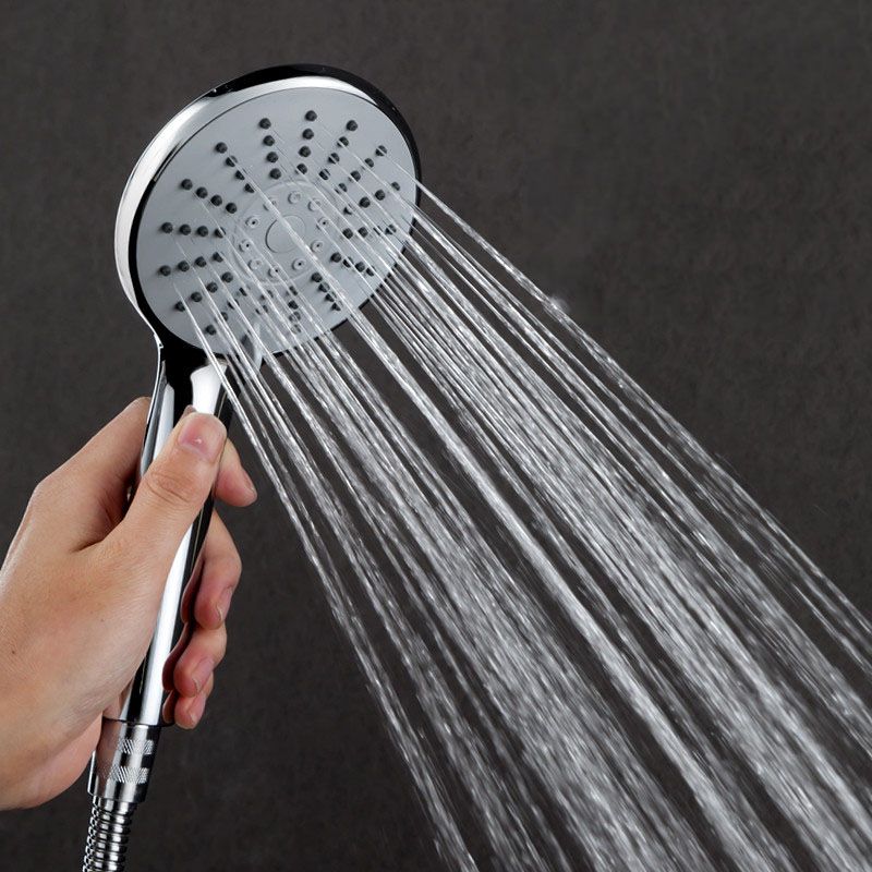 Large Hole Pressurized Shower Head 3 Settings Round Shower Head