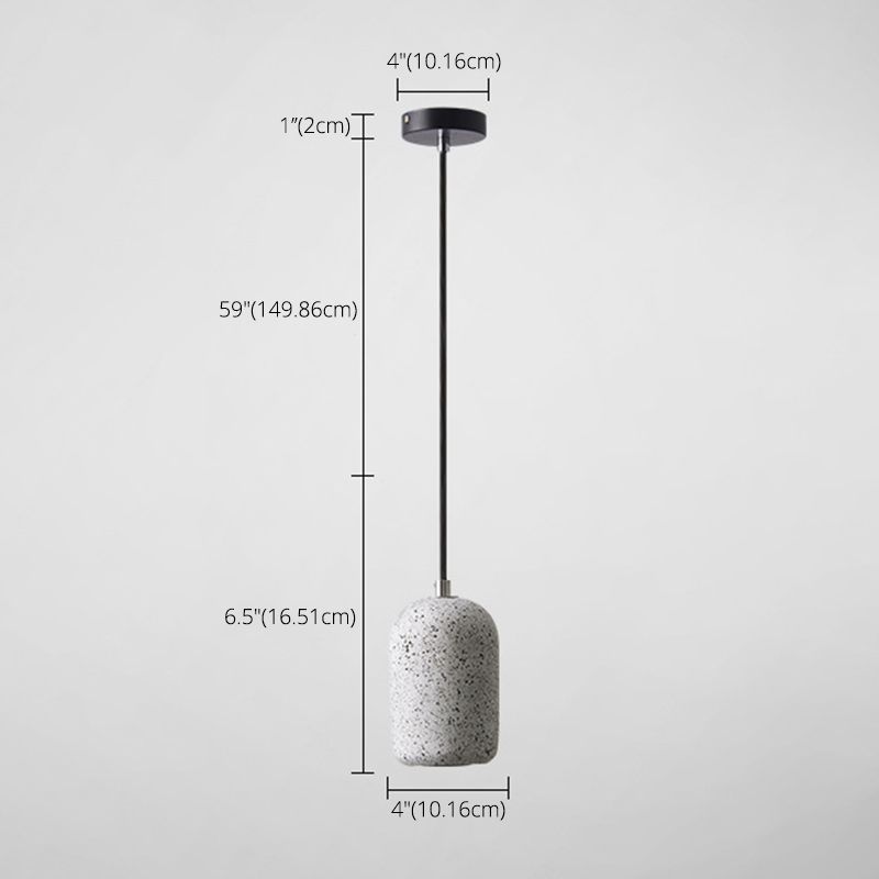 Terrazzo Cylindrical LED MINI LICHING PENDANT MODER