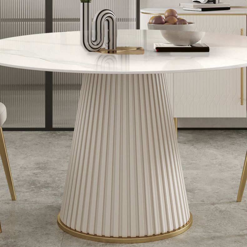 Nordic Glam Rectangle Sintered Stone Table Set 1/2/3/5/7 Pieces Dining Set