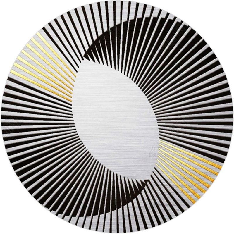 Blauw contrast kleurgebied tapijt modern polyester gebied tapijt anti-slip gemakkelijke tapijt tapijt voor woningdecoratie