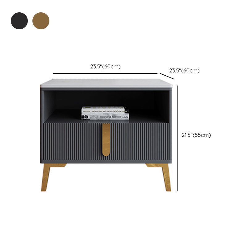 Modernistic Rectangular End Table Wooden Sofa Side Accent Table