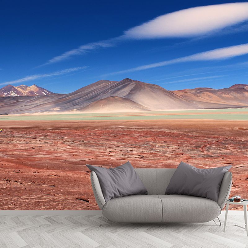 Contemporary Photography Style Desert Mural Wallpaper Mildew Resistant for Home