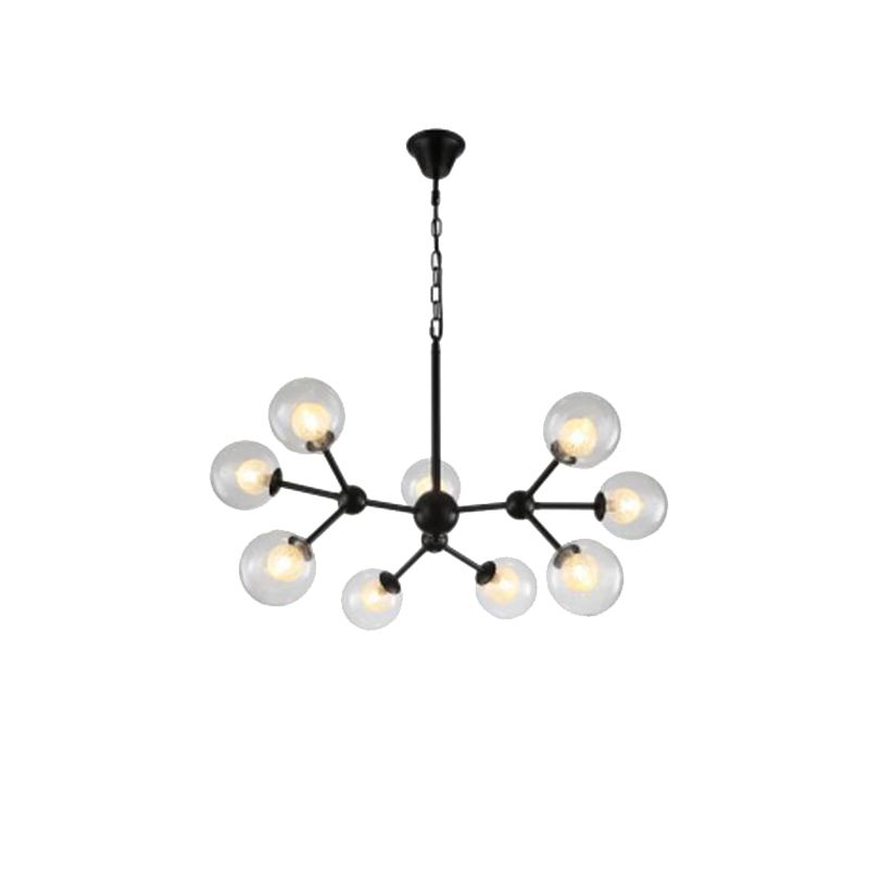 Lámpara de lámparas de múltiples luces de vidrio de estilo Starburst estilo moderno