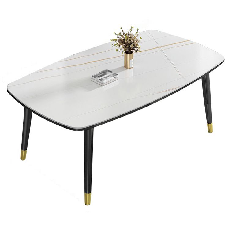 Modern Sintered Stone Standard Dining Table Rectangle Shape Dining Table for Kitchen