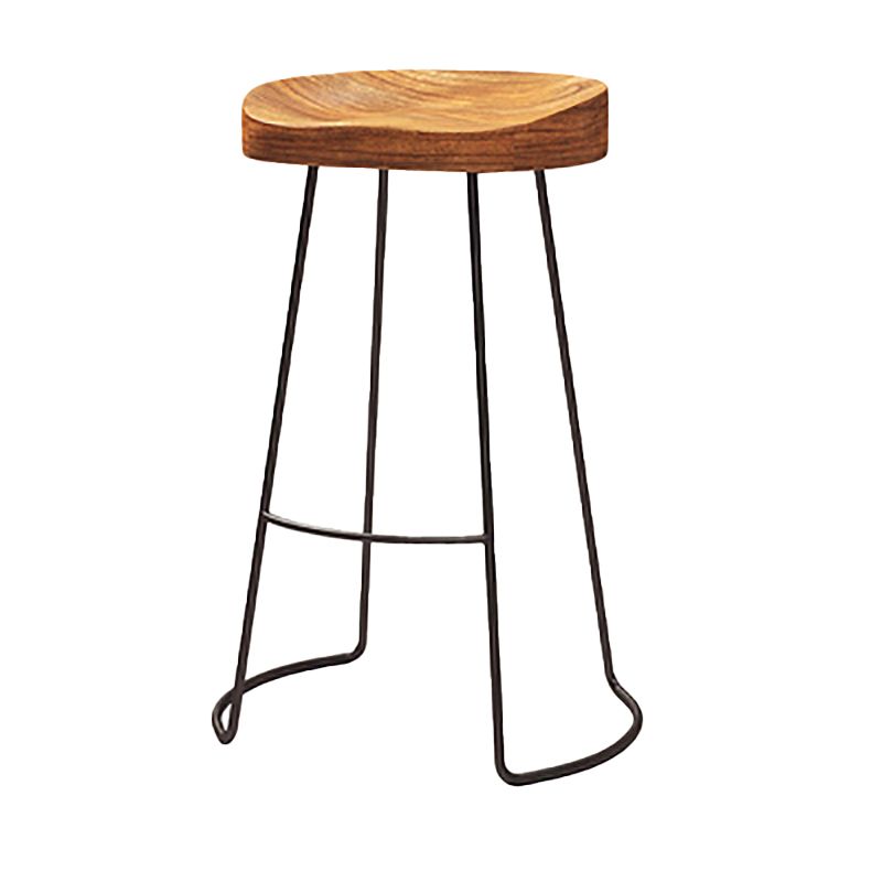 Contemporary Metal Legs Counter Chair Living Room Bar Stools