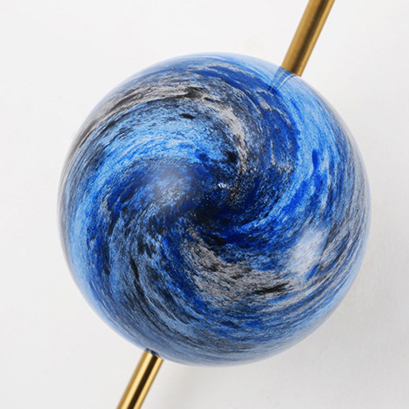 Modernist Wall Sconce Orb Glass Wall Light Fixture for Bedroom