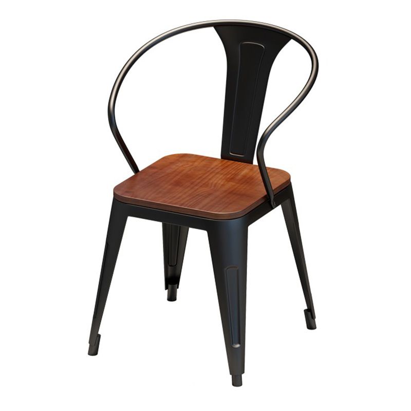 Brown Solid Wood Furniture with Chairs 1/2/3/5 Pcs Industrial Dinette Set