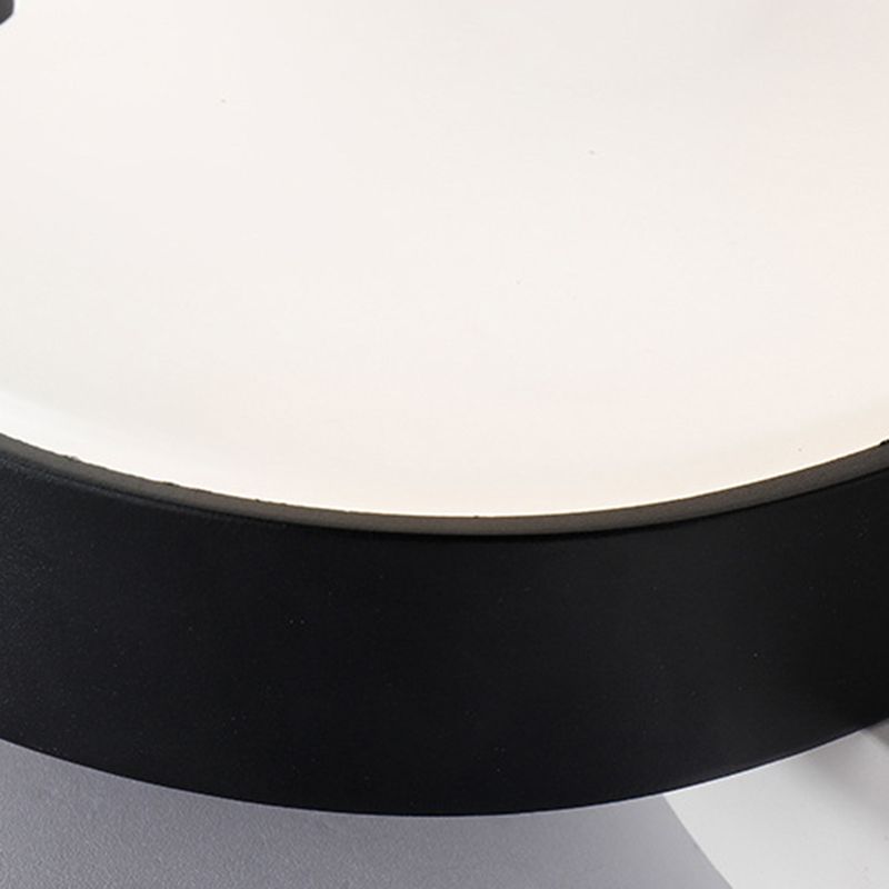 Moderne minimalistische LED Deckenleuchte Schmiedeeisen Herz-Shaped Flush Mount mit Acryl-Farbton