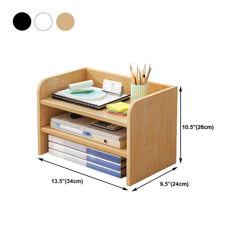 Contemporary Bookcase Closed Back Shelf Bookcase for Study Room