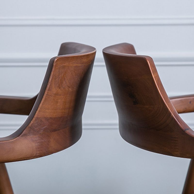 Solid Wood Kitchen Dining Chairs Traditional Arm Dining Chairs