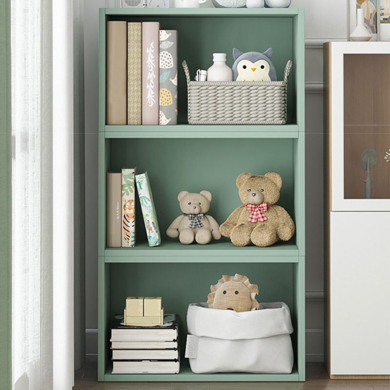 Contemporary Wood Bookshelf Closed Back Bookcase for Home Office